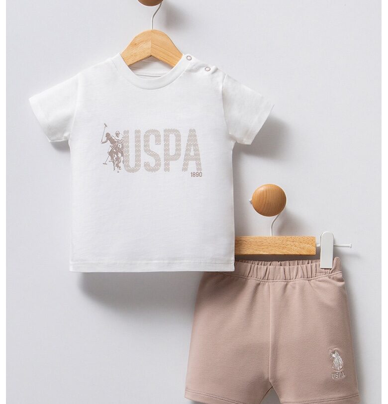 Спортен екип с еластична талия и лого US Polo Assn