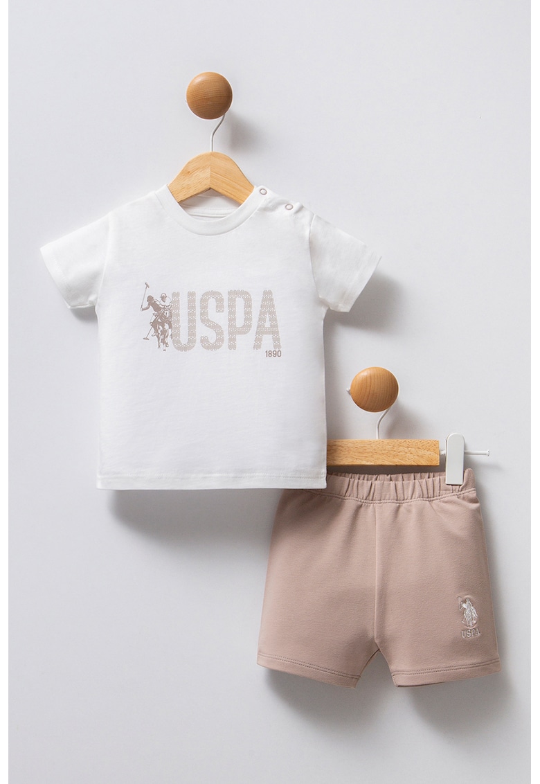 Спортен екип с еластична талия и лого US Polo Assn