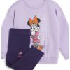 Спортен екип с паму с шарка на Minnie Mouse и лого adidas Sportswear