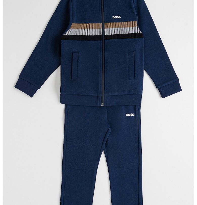 Спортен екип с памук с цип BOSS Kidswear