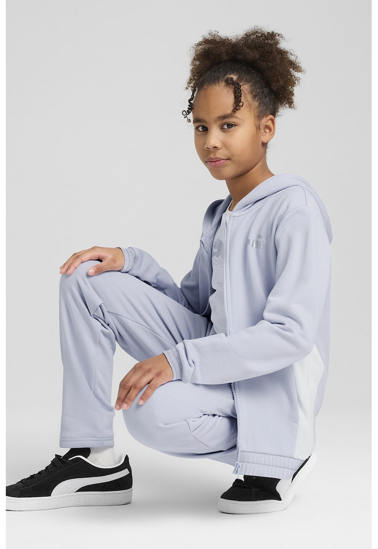 Спортен екип с цип и качулка Puma