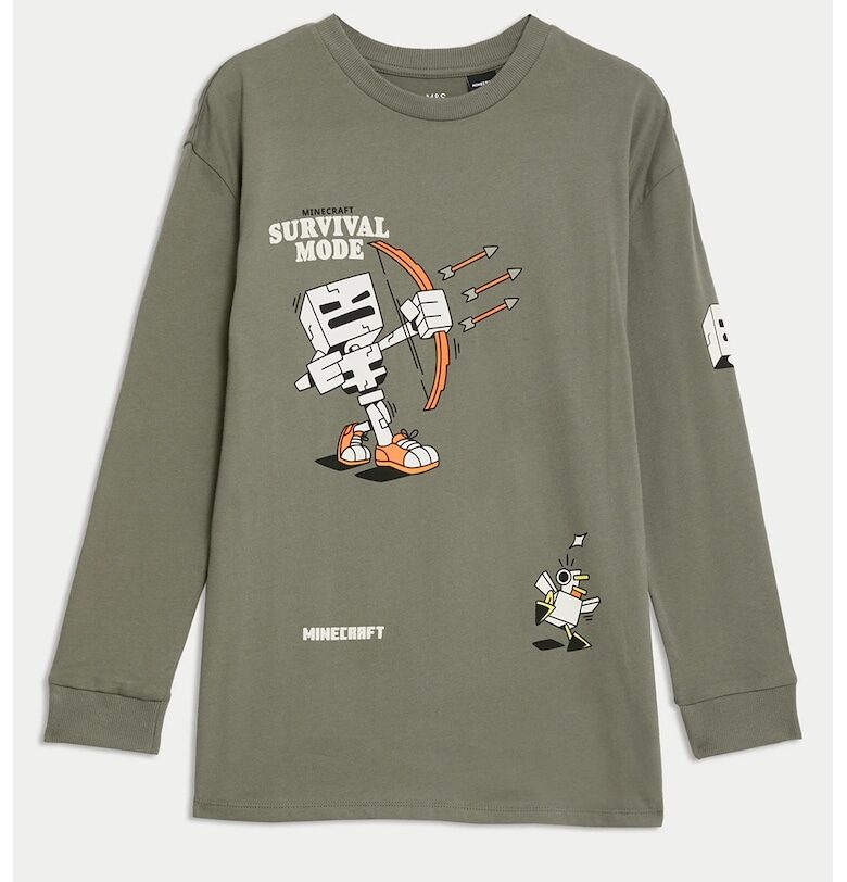 Спортен панталон с графика Marks  Spencer