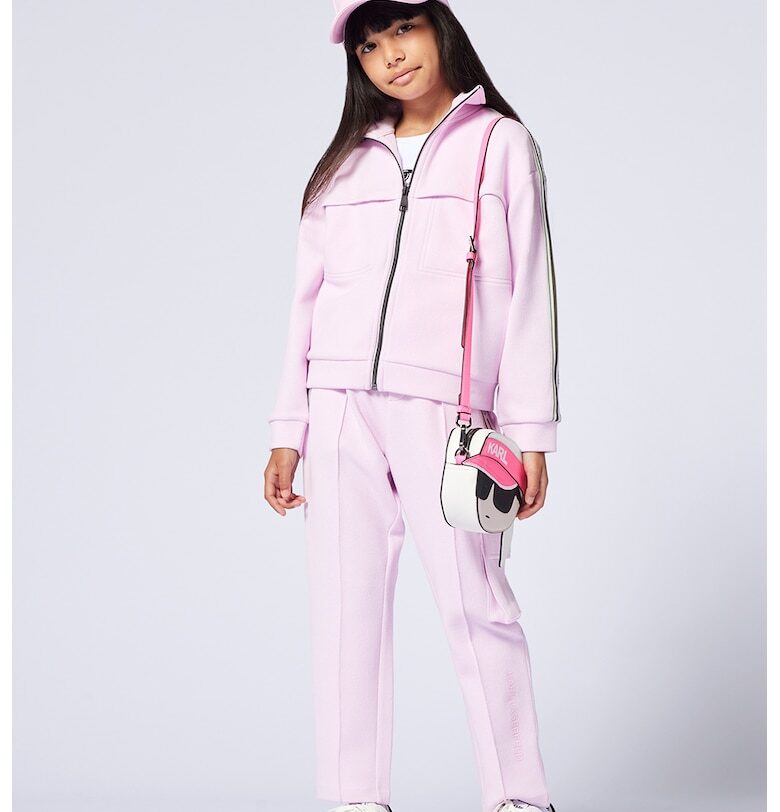 Спортен панталон с джобове KARL LAGERFELD KIDS