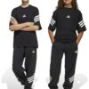 Спортен панталон с лого и връзка adidas Sportswear