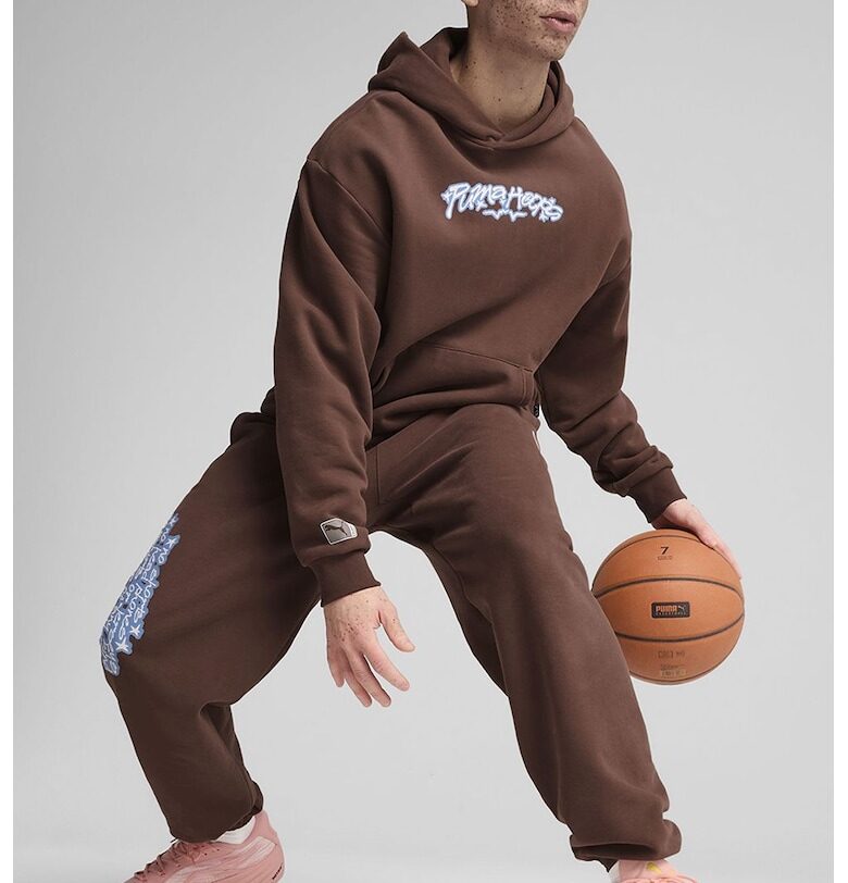 Спортен панталон с памук и принт Puma