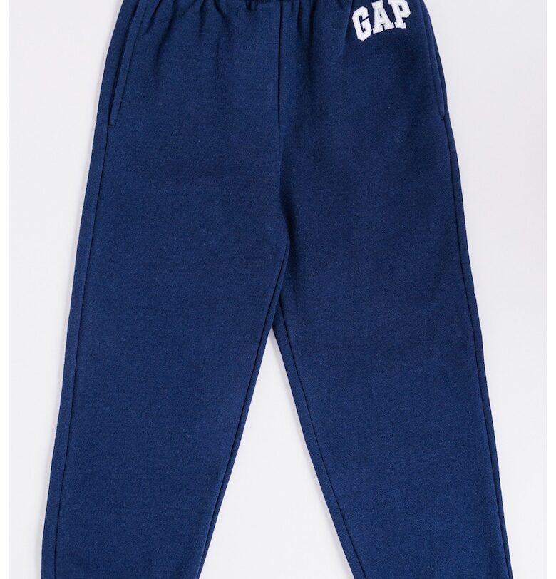 Спортен панталон с памук с връзка GAP