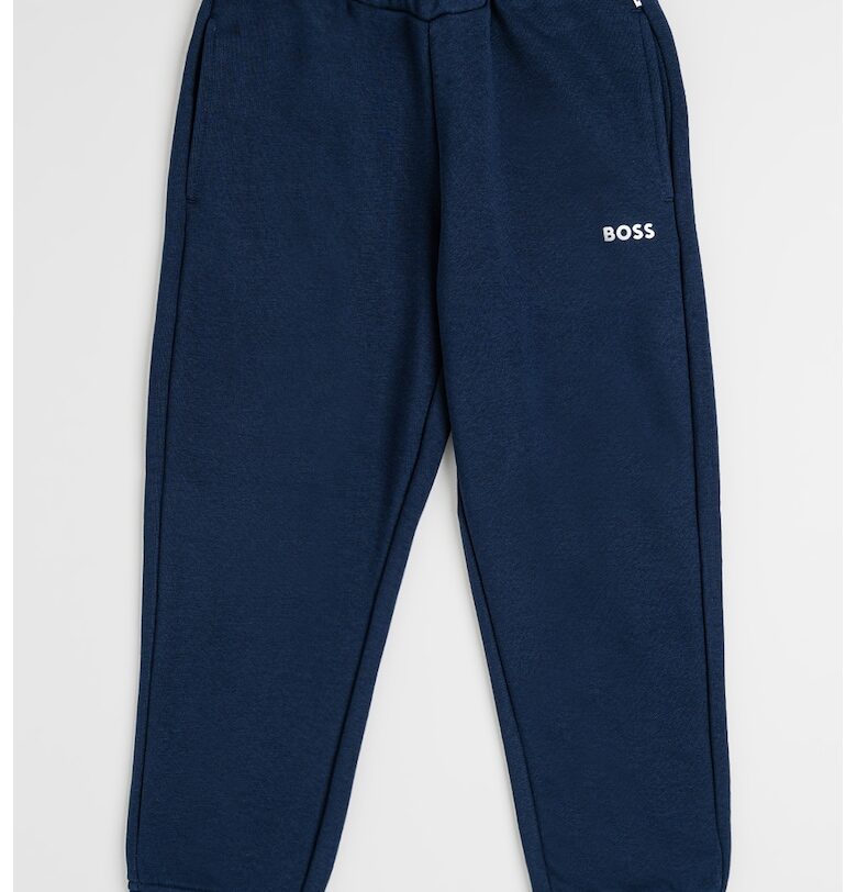 Спортен панталон с памук с лого BOSS Kidswear