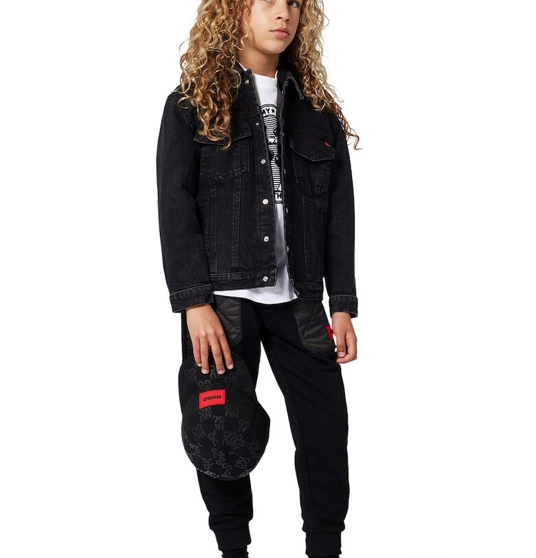 Спортен панталон със средновисока талия с връзка HUGO