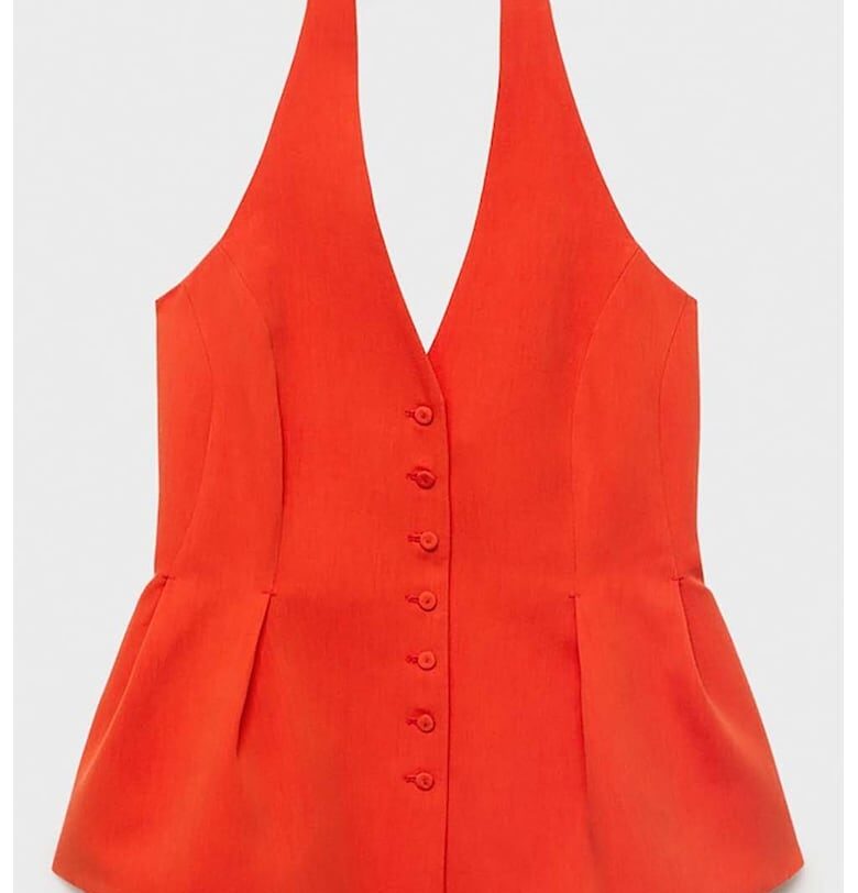 Стандартен елек с копчета Mango