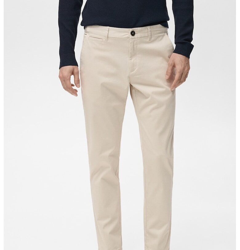 Стандартен панталон с памук Mango