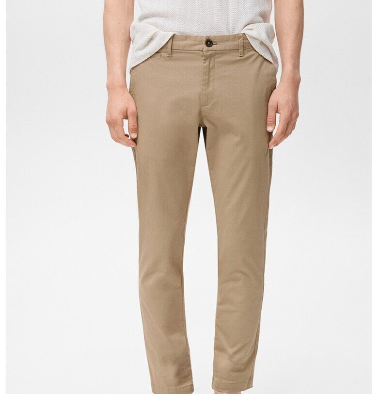 Стандартен панталон с памук Mango