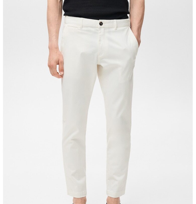 Стандартен панталон с памук Mango