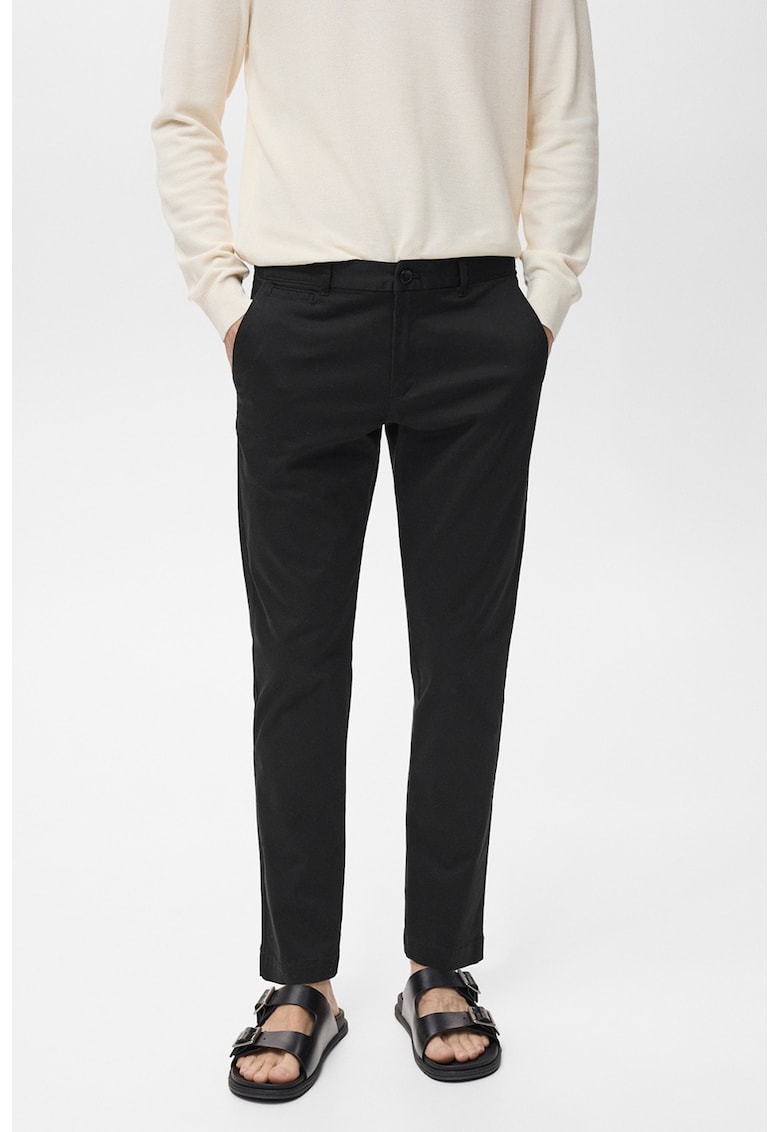 Стандартен панталон с памук Mango