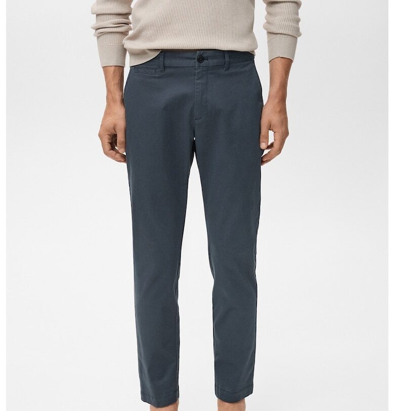 Стандартен панталон с памук Mango