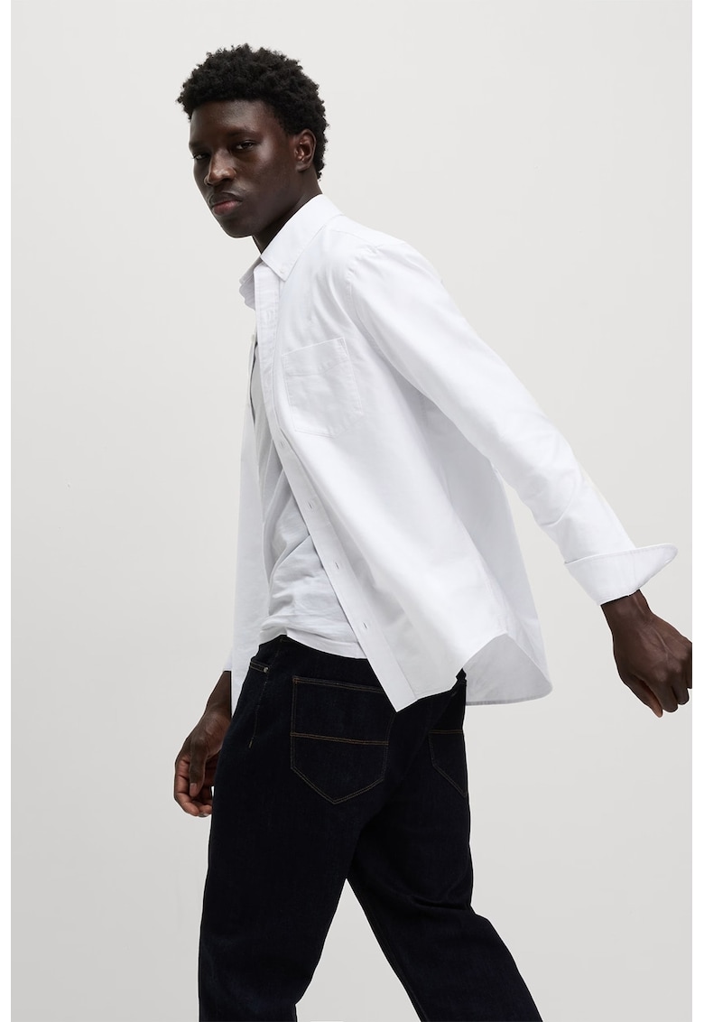 Стандартна памучна риза Marks  Spencer