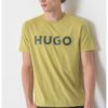 Стандартна тениска Dulivio с гумирано лого HUGO