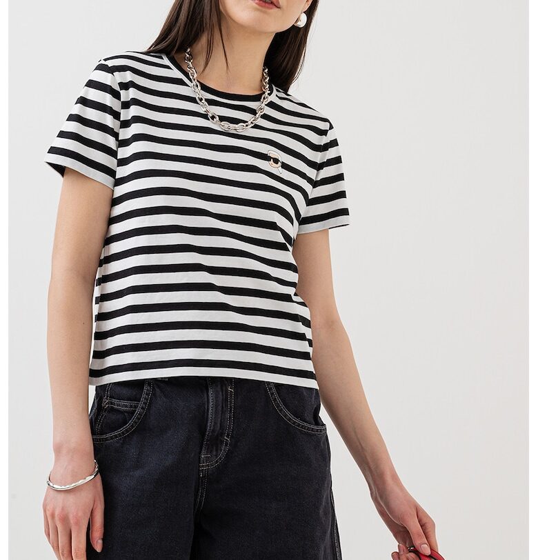 Стандартна тениска от органичен памук Karl Lagerfeld