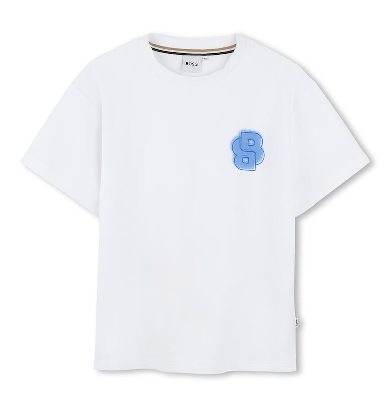 Стандартна тениска от памук BOSS Kidswear