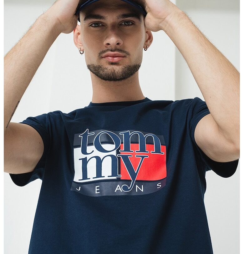 Стандартна тениска с графична шарка Tommy Jeans