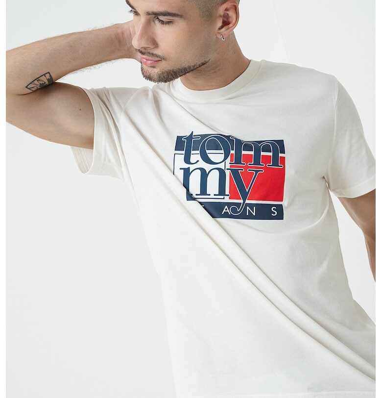 Стандартна тениска с графична шарка Tommy Jeans