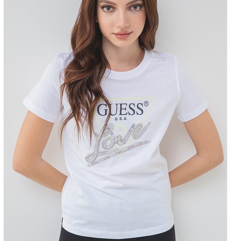 Стандартна тениска с лого GUESS