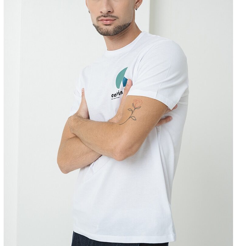 Стандартна тениска с лого на гърдите CALVIN KLEIN JEANS