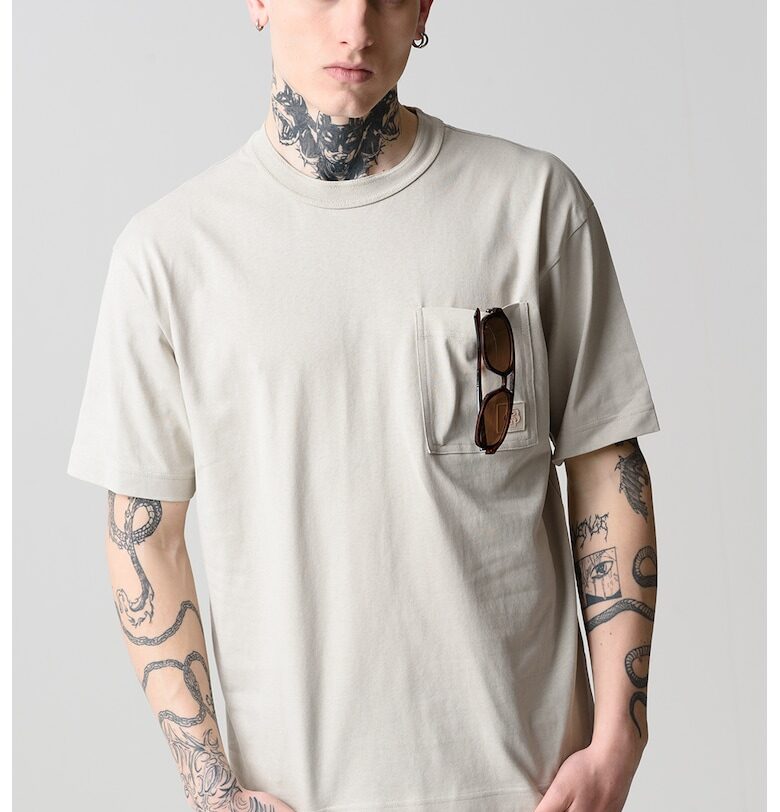 Стандартна тениска с овално деколте BOSS