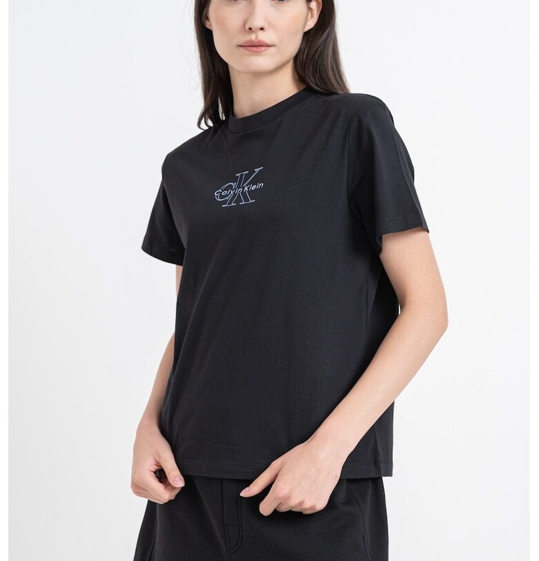 Стандартна тениска с овално деколте CALVIN KLEIN JEANS