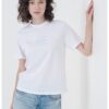 Стандартна тениска с овално деколте CALVIN KLEIN JEANS