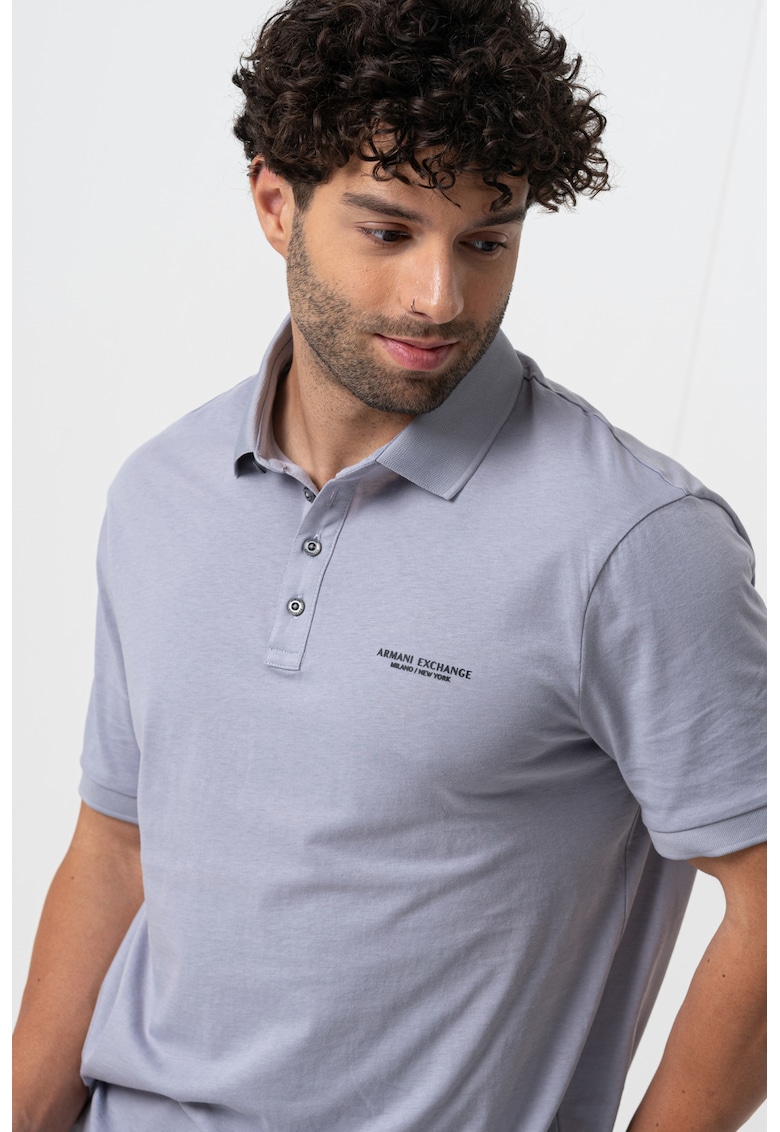 Стандартна тениска с яка ARMANI EXCHANGE