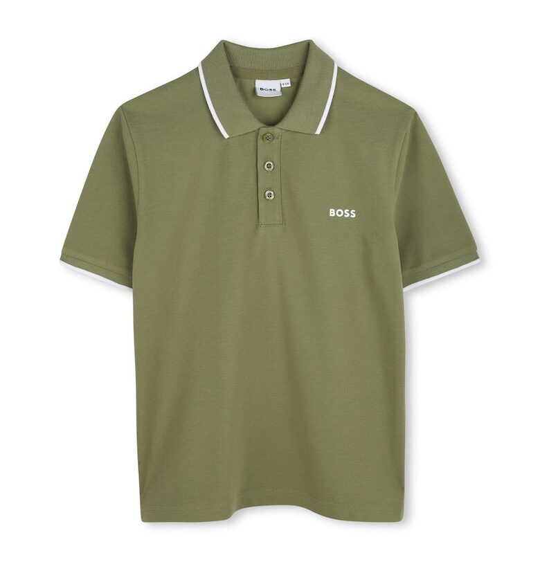 Стандартна тениска с яка BOSS Kidswear