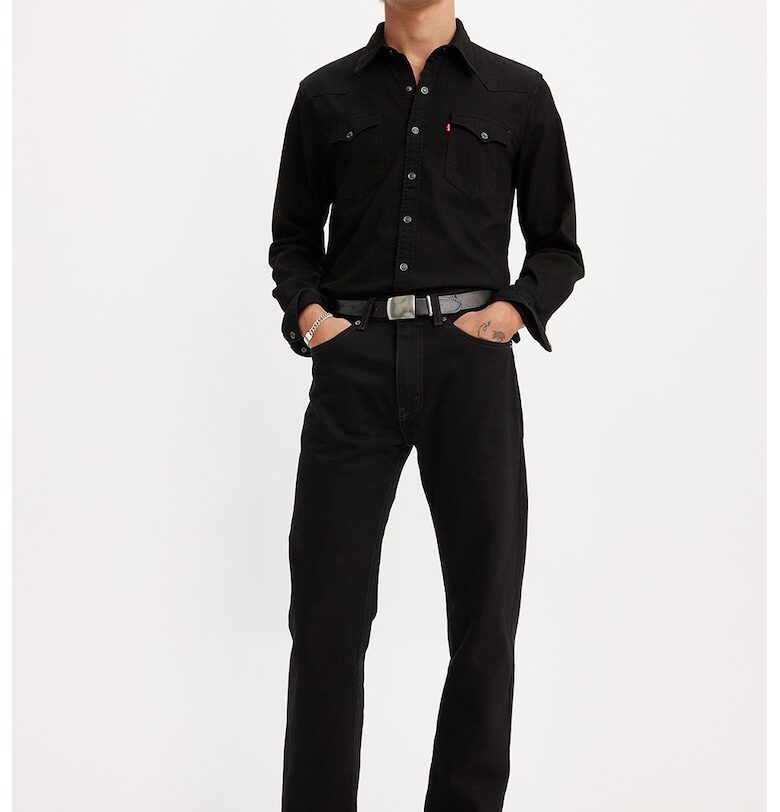 Стандартни дънки 505® със захабен ефект Levis