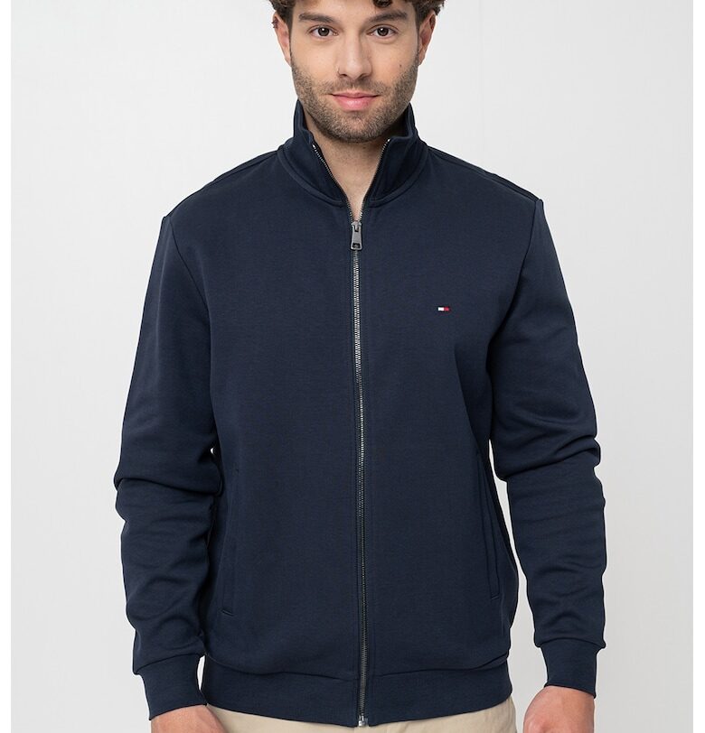 Суитчърт с цип и лого Tommy Hilfiger