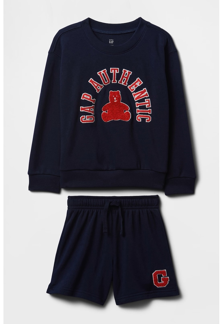 Суитшърт и къс панталон с лого GAP