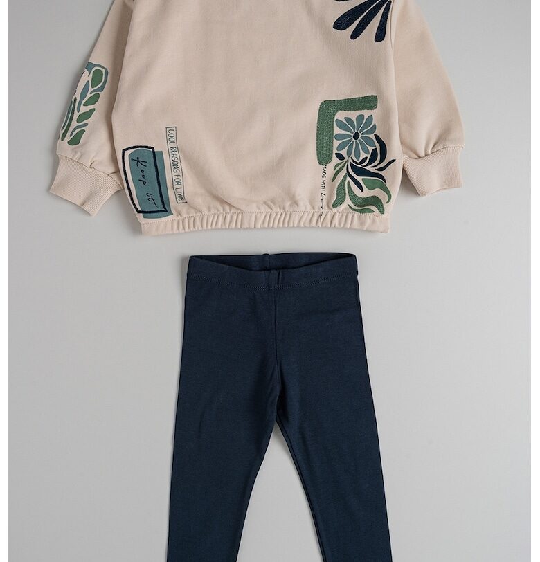 Суитшърт и флорален клин Mayoral