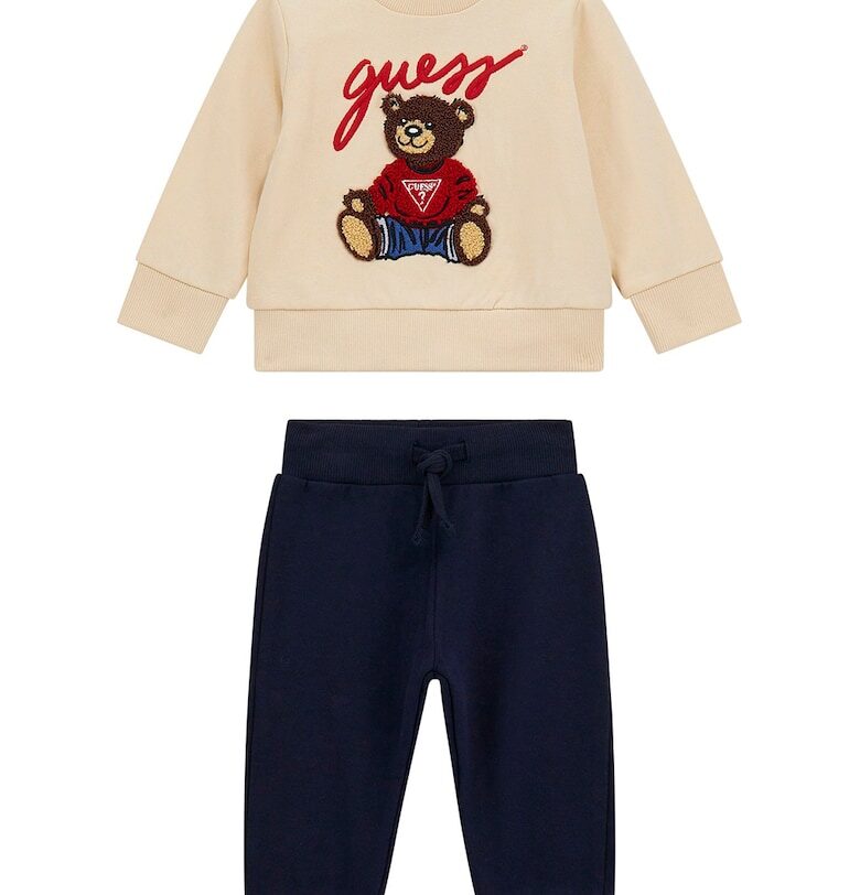 Суитшърт и панталон с фигурален принт GUESS KIDS