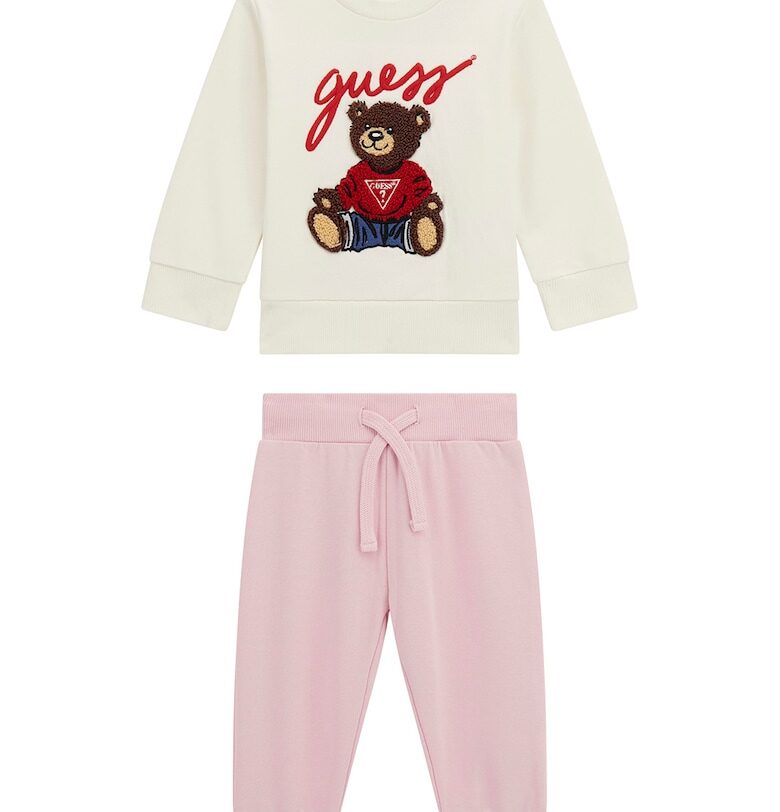 Суитшърт и панталон с фигурален принт GUESS KIDS