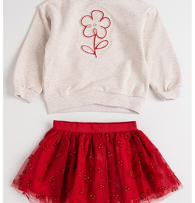 Суитшърт и пола от тюл - 2 части Mayoral