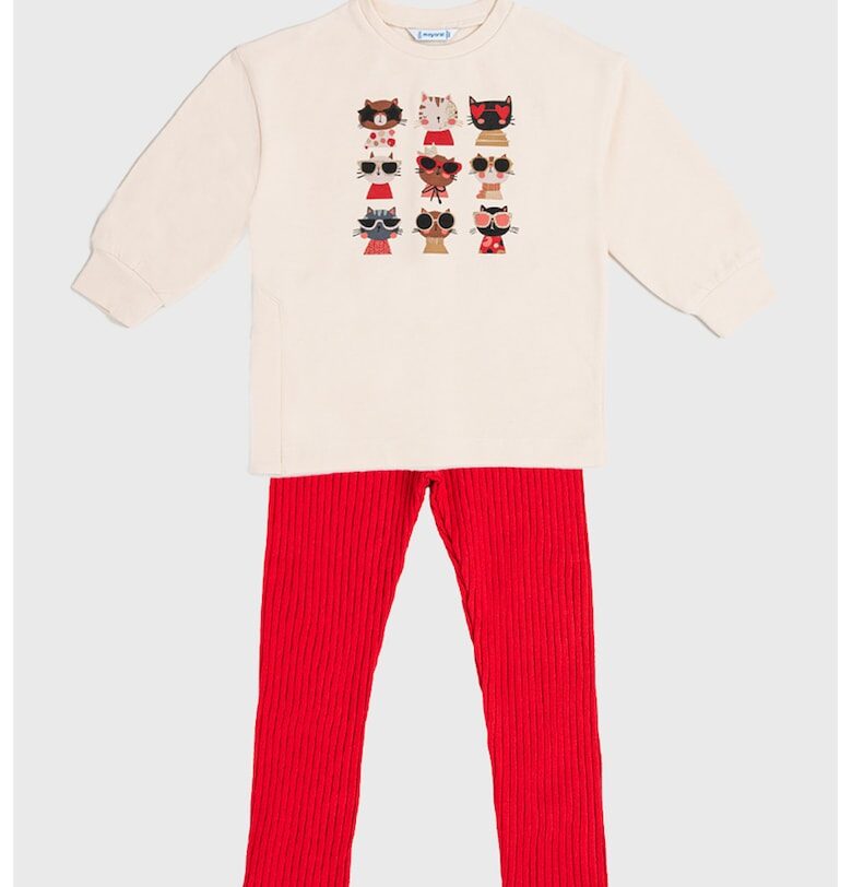 Суитшърт и рипсен клин Mayoral