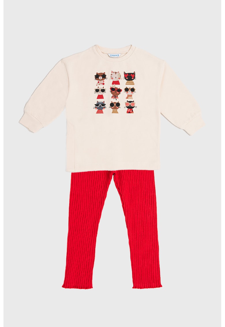 Суитшърт и рипсен клин Mayoral