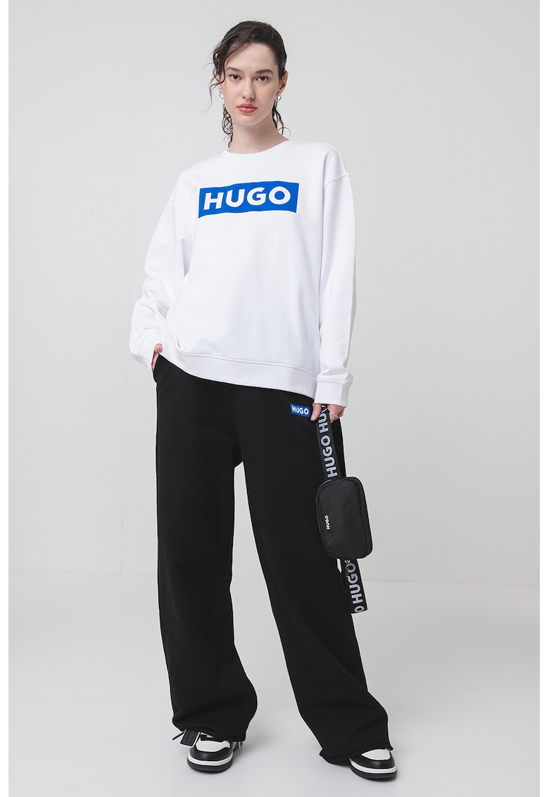 Суитшърт от памук с лого HUGO