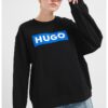 Суитшърт от памук с лого HUGO