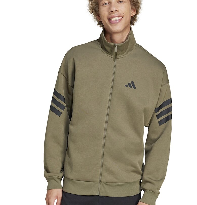 Суитшърт с джобове встрани и цип adidas Sportswear