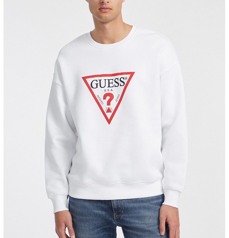 Суитшърт с лого GUESS JEANS