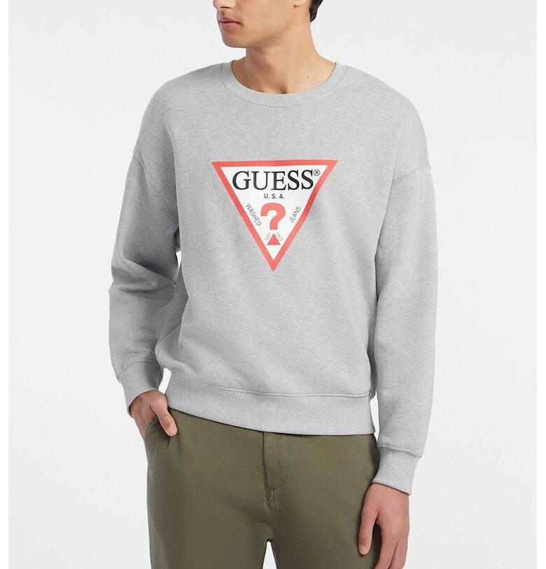 Суитшърт с лого GUESS JEANS