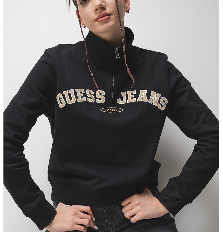 Суитшърт с лого GUESS JEANS