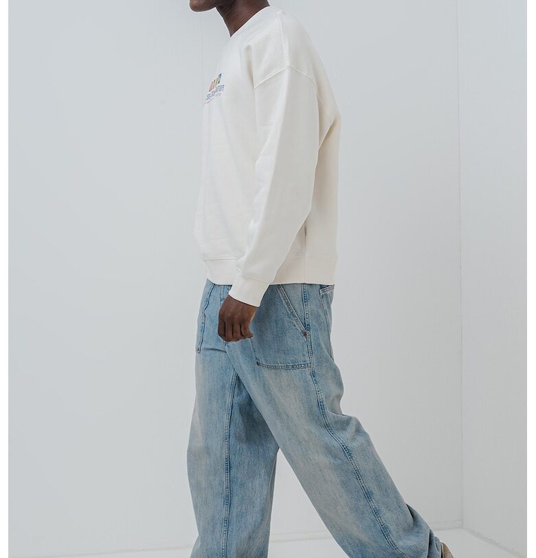 Суитшърт с лого GUESS JEANS