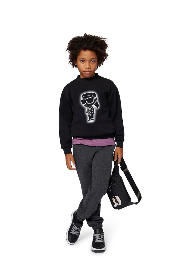 Суитшърт с лого KARL LAGERFELD KIDS