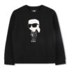 Суитшърт с лого KARL LAGERFELD KIDS