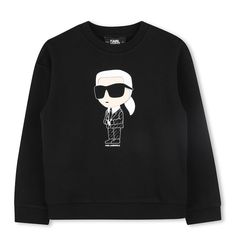 Суитшърт с лого KARL LAGERFELD KIDS